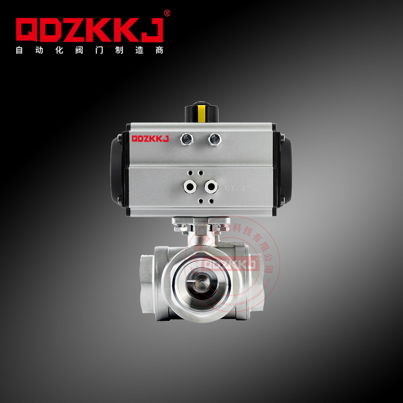 Q614/5F-16P 氣動三通球閥