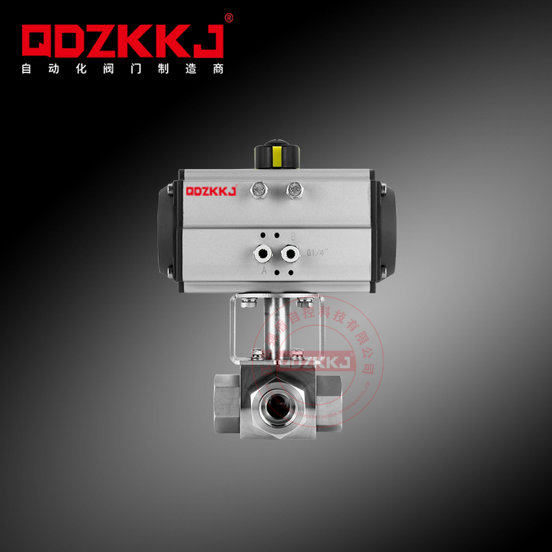 氣動(dòng)三通高壓球閥 QD-Q615N-16P