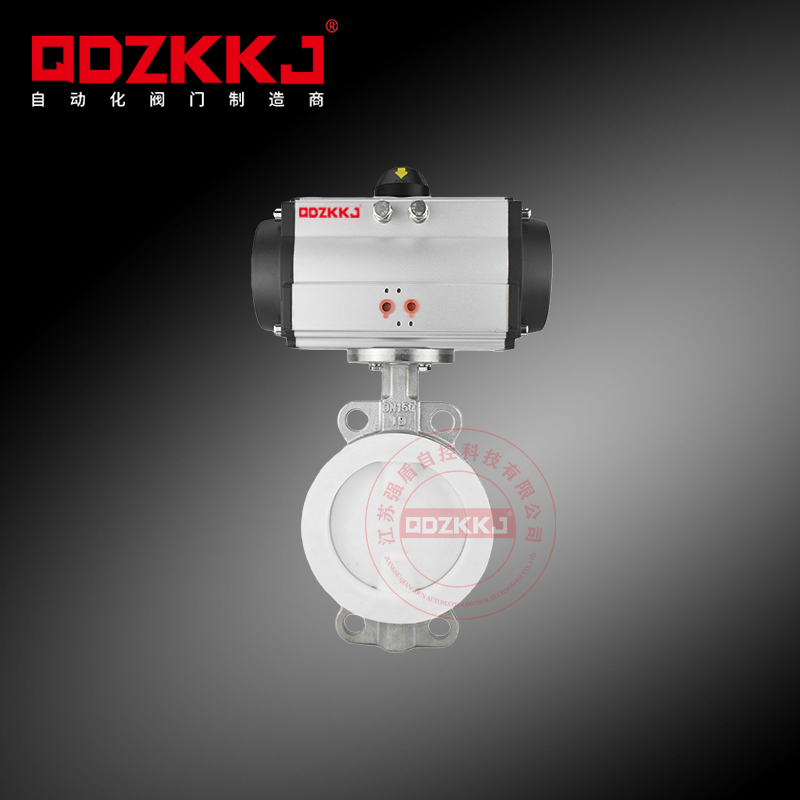 氣動(dòng)不銹鋼襯氟蝶閥