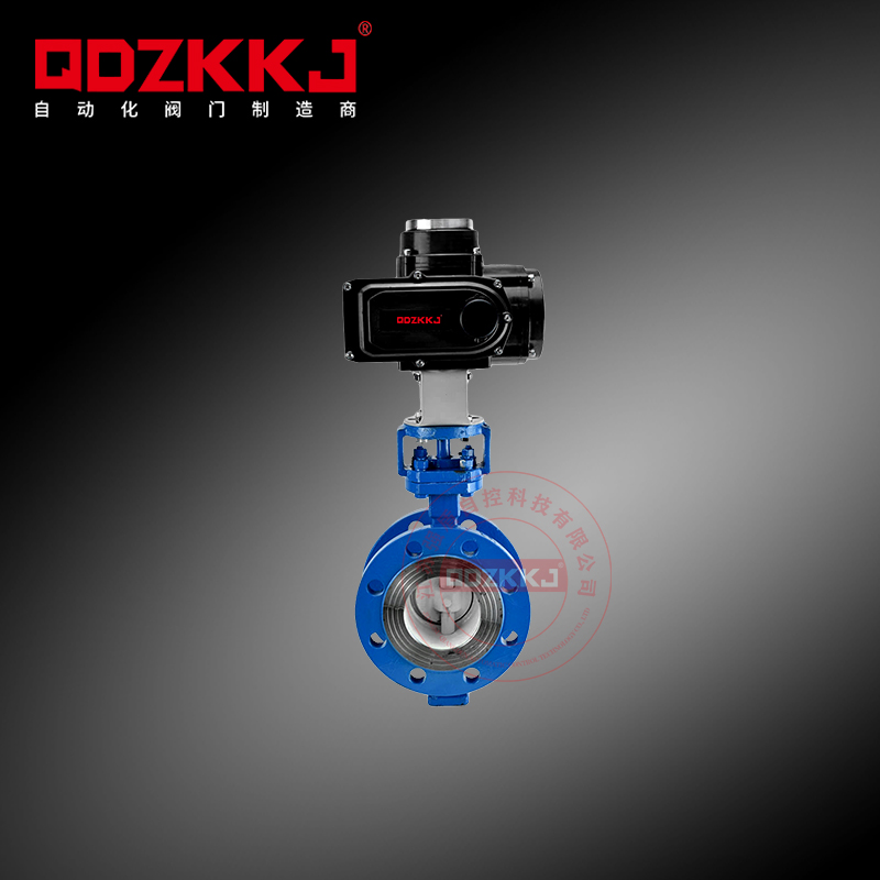 電動鑄鋼法蘭硬密封蝶閥