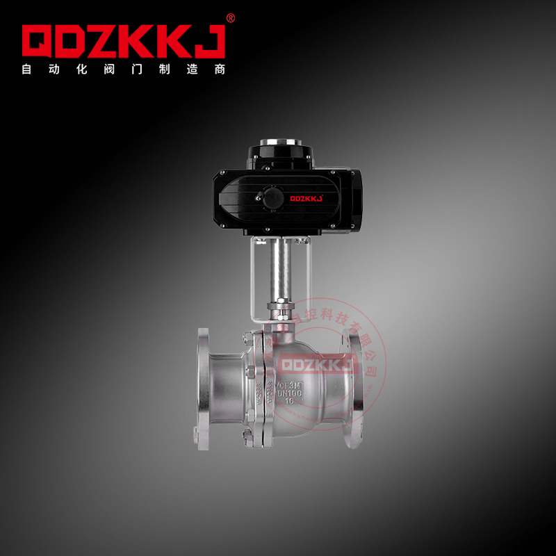 電動不銹鋼法蘭球閥高支架