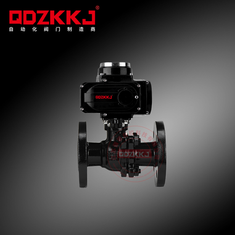 電動鑄鋼法蘭球閥